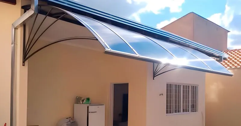 Toldo para Janela de Policarbonato Compacto